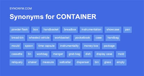 What is another word for container 